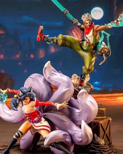 2XKO Ekko & Ahri 1/10 Scale Statue