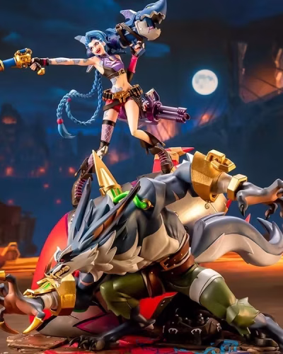 2XKO Jinx & Warwick 1/10 Scale Statue