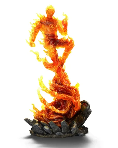 Marvel The Fantastic Four: First Steps Human Torch Statue Art Scale 1/10 Iron Studios