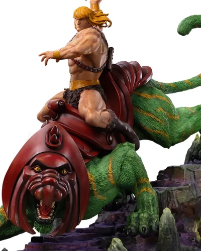 He-Man and Battle Cat Masters of the Universe Art Scale 1/10 Iron Studios