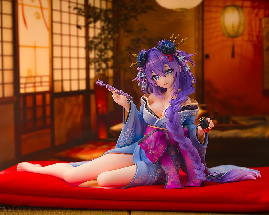 Neptunia x SENRAN KAGURA: Ninja Wars: Purple Heart / Black Heart Kimono Ver. - Image 12