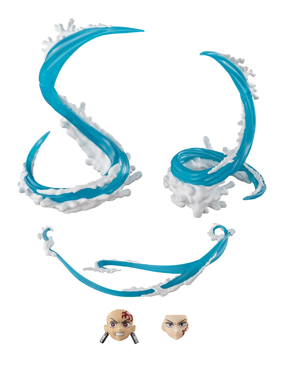 Demon Slayer S.H.Figuarts Tanjiro Kamado & Giyu Tomioka Water Breathing Effect Parts Set (Completed)