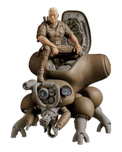 Ghost in the Shell PLAMAX minimum factory Plastic Model Kit Batou with Fuchikoma 8 cm