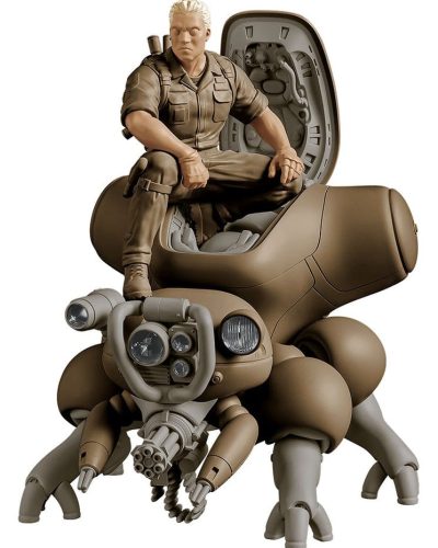 Ghost in the Shell PLAMAX minimum factory Plastic Model Kit Batou with Fuchikoma 8 cm