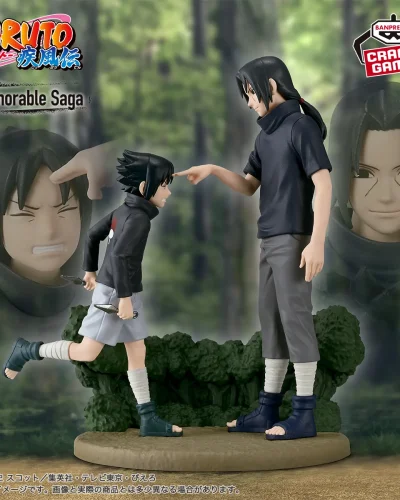 Naruto Shippuden Memorable Saga PVC Figure Sasuke Uchiha & Itachi Uchiha 14 cm