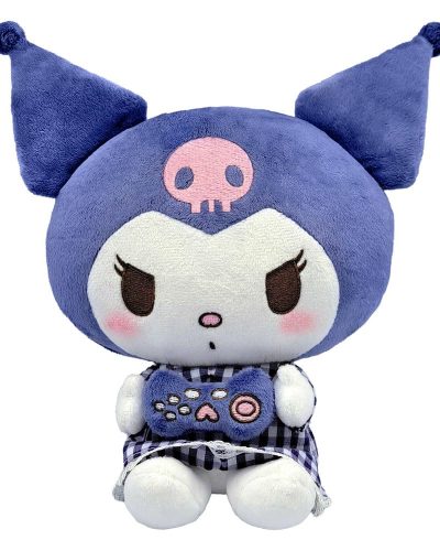 Sanrio Plush Figure Kuromi Pajama Style M 22 cm