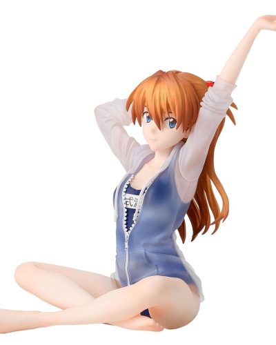Rebuild of Evangelion Yumemirize PVC Figure Asuka Shikinami Langley School Swimsuit Ver. 16 cm