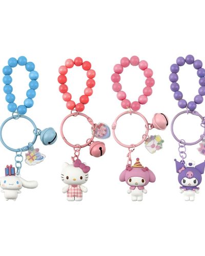 Sanrio Celebration Series Keychain & Bracelet Hello Kitty and Friends Display (12)