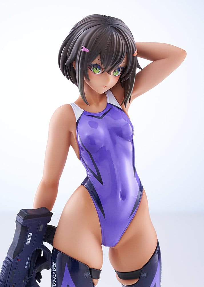 Arms Note PVC Figure 1/7 Buchou-chan of the Swimming Club Purple Swimsuit Ver. 22 cm - Image 5