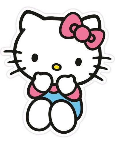 Sanrio Pillow Hello Kitty Blue Pants 36 cm