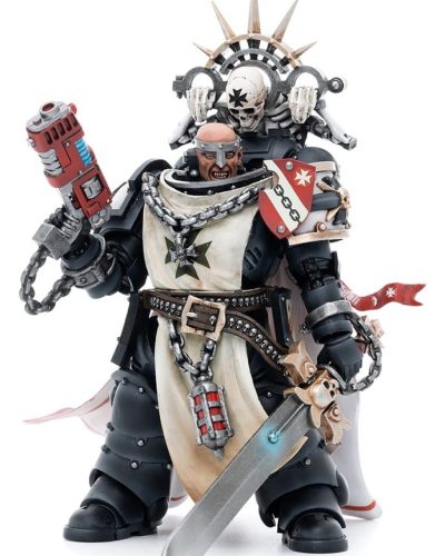 Warhammer 40k Action Figure 1/18 Black Templars Marshal Baldeckrath 12 cm
