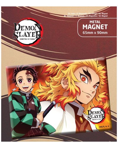 Demon Slayer: Kimetsu no Yaiba Fridge Magnet Tanjiro & Kyojuro