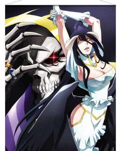 Overlord Wallscroll Ainz Ooal Gown & Albedo 50 x 70 cm