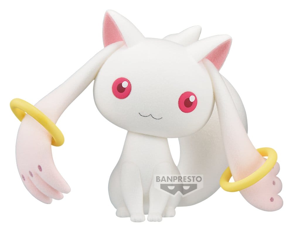 Puella Magia Madoka Magica the Movie Fluffy Puffy PVC Figure Kyubey & Bebe ver. A Kyubey 7 cm