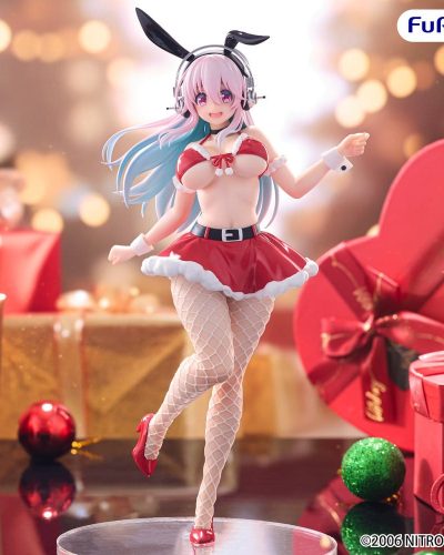 Super Sonico BiCute Bunnies PVC Figure Santa Ver. 30 cm