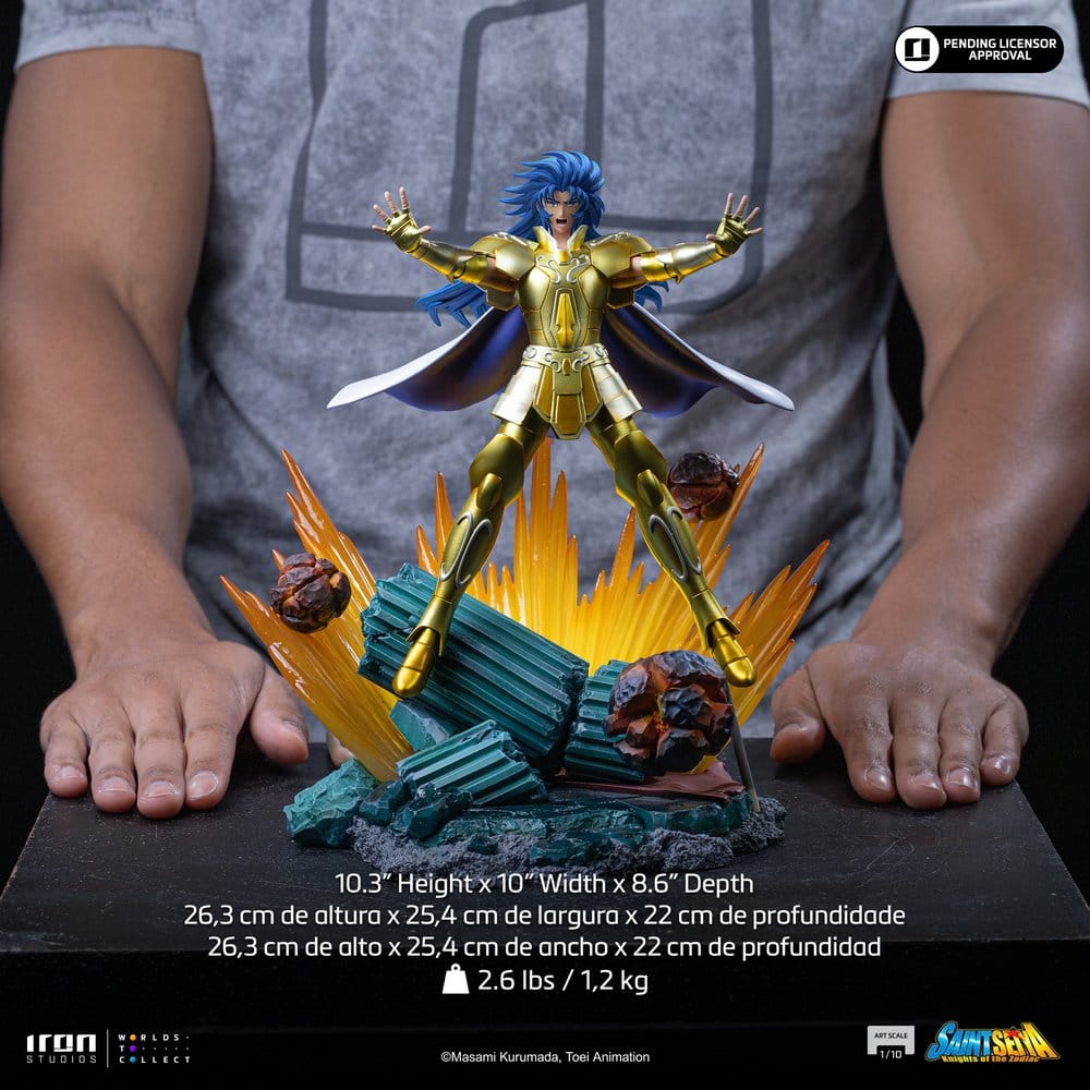 Saint Seiya Art Scale Statue 1/10 Gemini Saga 26 cm - Image 19
