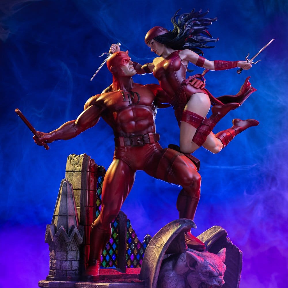 Marvel Comics Diorama 1/6 Daredevil & Elektra - Image 17