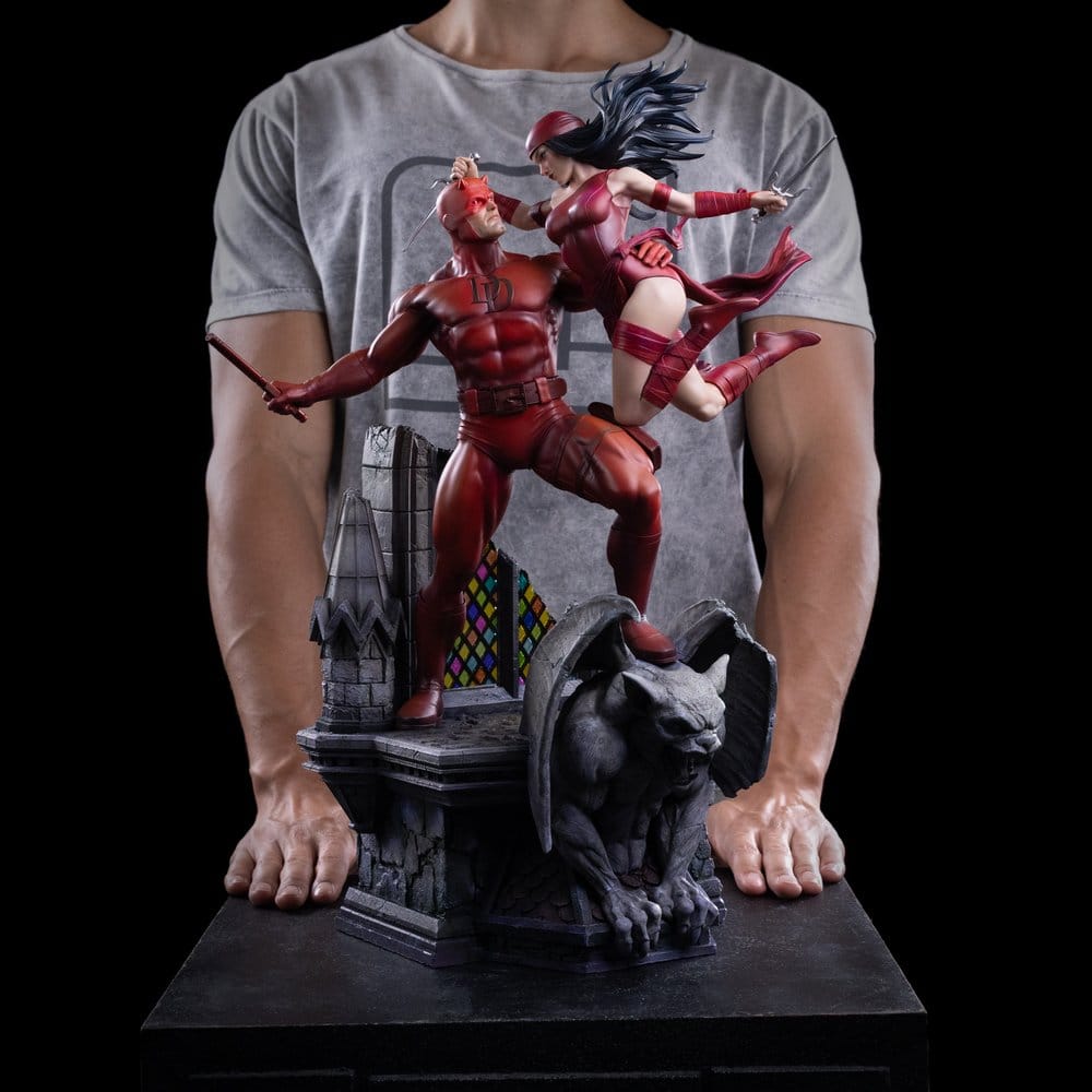 Marvel Comics Diorama 1/6 Daredevil & Elektra - Image 18