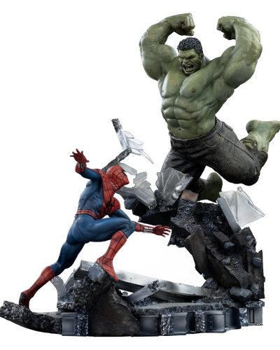 Marvel Comics Art Scale Statue 1/10 Spider-Man vs Hulk 38 cm