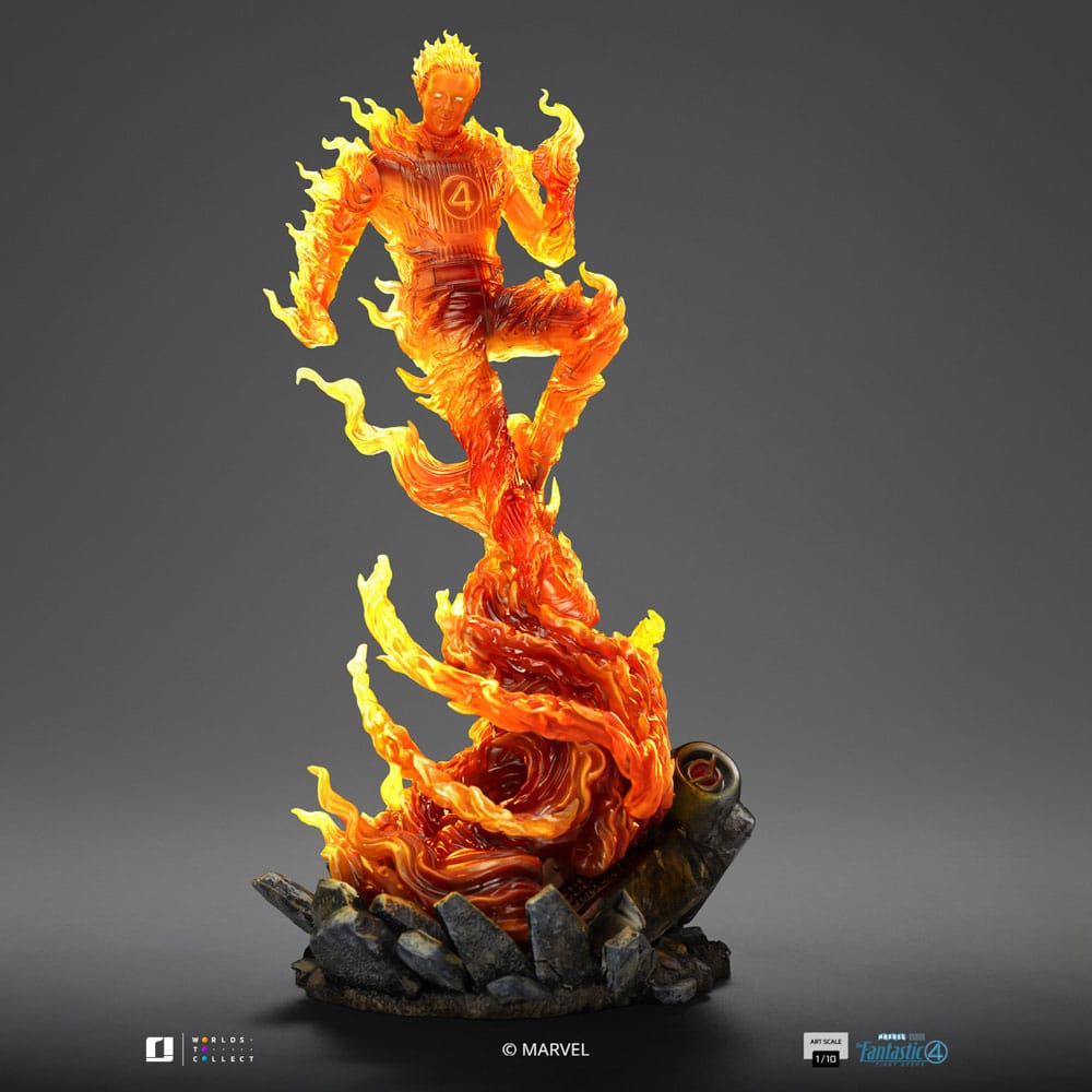 Fantastic Four Art Scale Statue 1/10 Human Torch 30 cm - Image 9