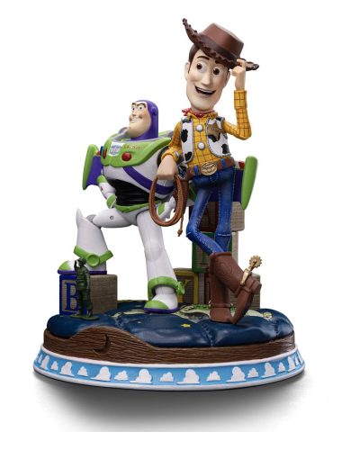 Toy Story Deluxe Art Scale Statue 1/10 Buzz & Woody 38 cm