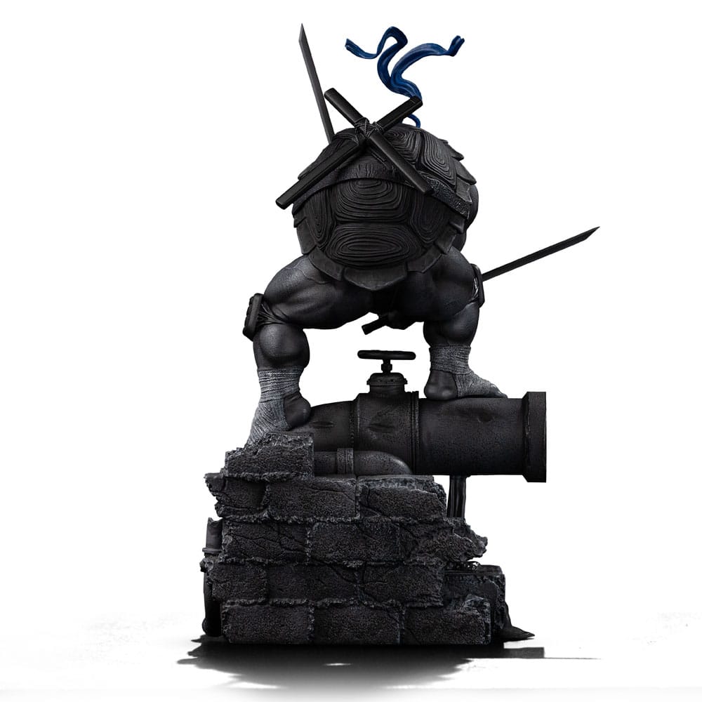 Teenage Mutant Ninja Turtles Art Scale Statue 1/10 Leonardo Black and White Variant 26 cm heo exclusive - Image 4