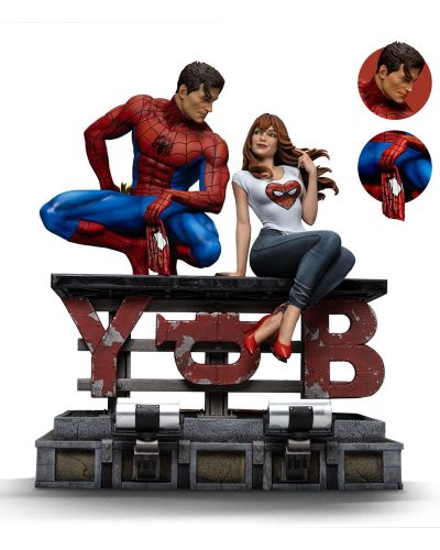 Spider-Man Diorama Art Scale Statue 1/6 Spider-Man and Mary Jane 35 cm