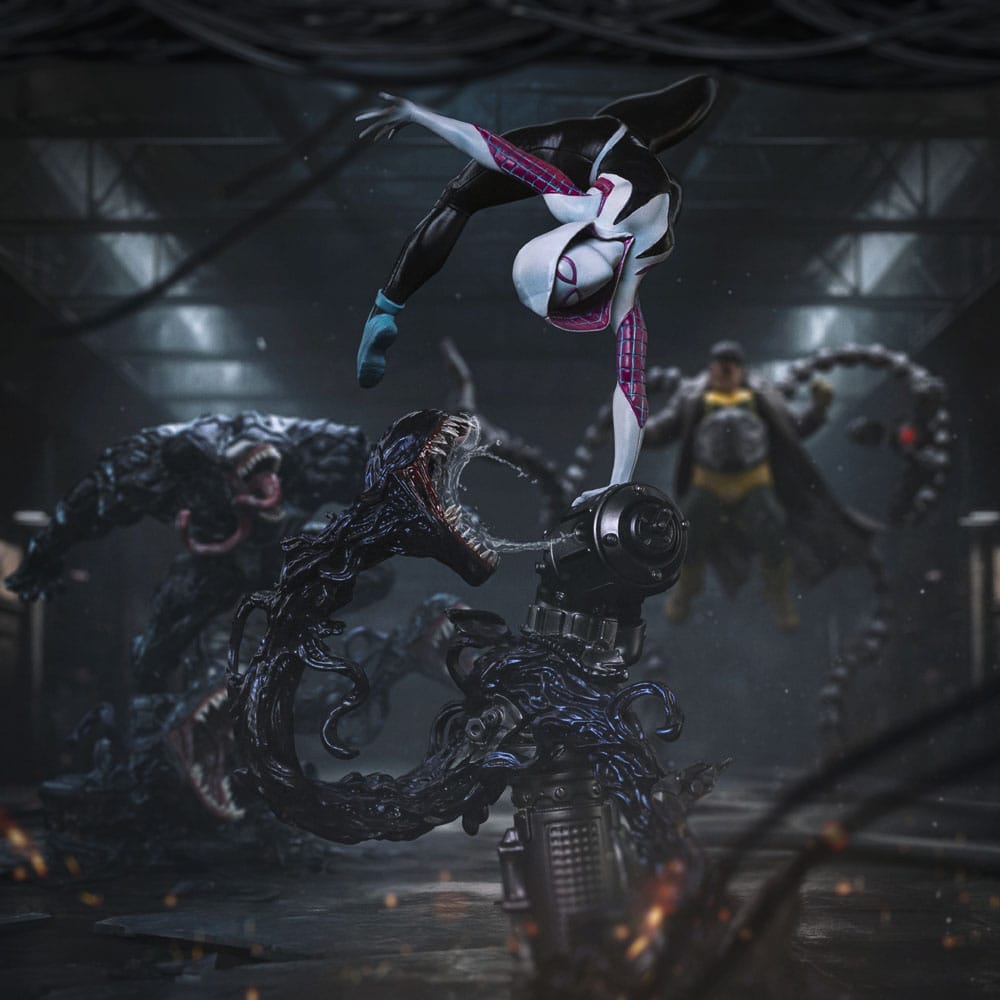 Spider-Man vs Villains Art Scale Statue 1/10 Ghost Spider Diorama 34 cm - Bild 8