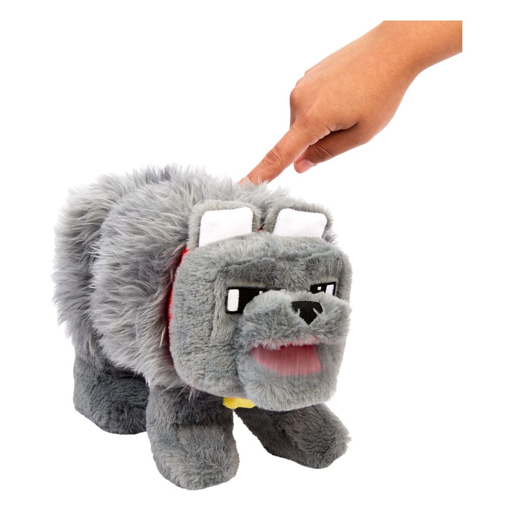 A Minecraft Movie Plush Figure Dennis the Wolf 20 cm - Image 3