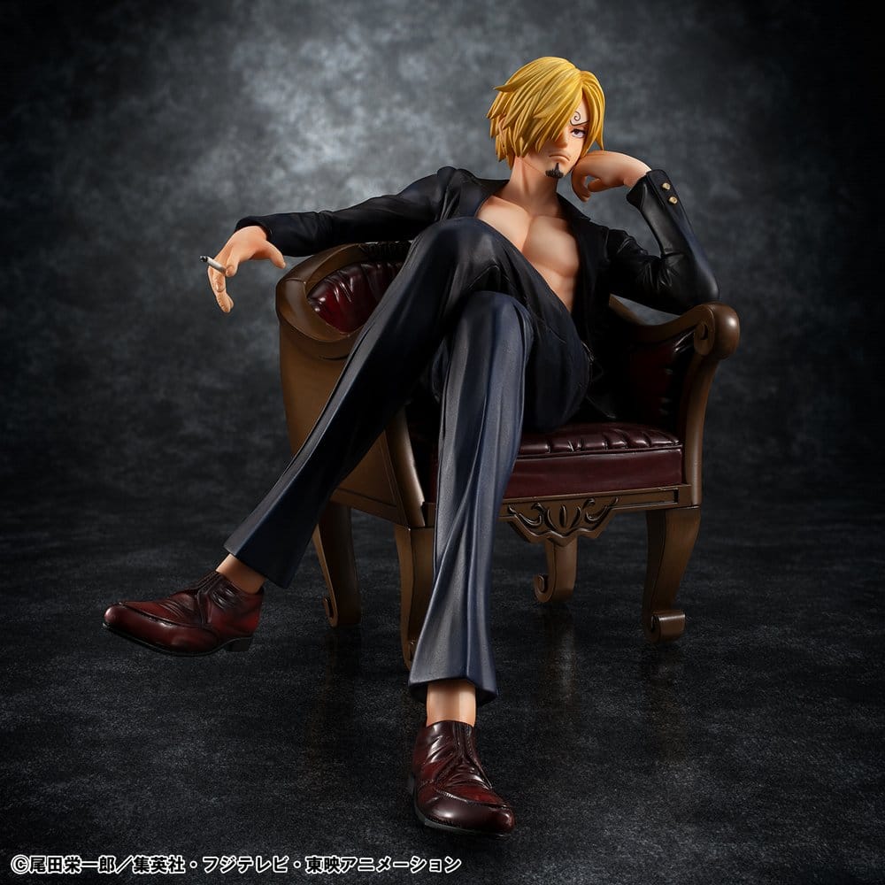 One Piece Portrait.Of.Pirates "S.O.C" PVC Figure Sanji Ver.R 14 cm
