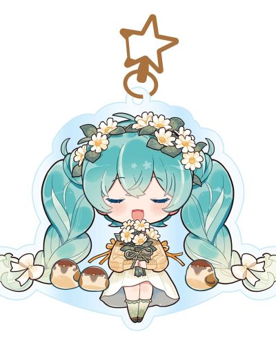 Hatsune Miku Acrylic Keychain Kawaii Autumn Time