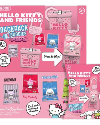 Sanrio Friends Popz Backpack Buddies Blind Box Assortment Hello Kitty 1x