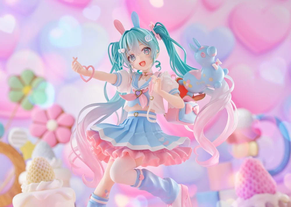 Hatsune Miku x RODY Newly Written Taito Kuji Online PVC Statue Hatsune Miku 18 cm - Image 3