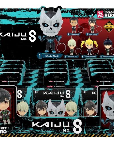 Kaiju No. 8 Pocket Hero Keychain Series 1 Blind Box Display (12)