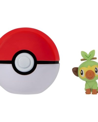 Pokémon Clip ’n’ Go Action Figure Wave 21 Grookey & Poké Ball