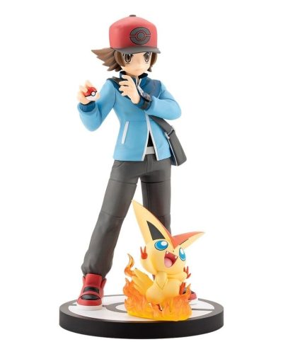 Pokémon ARTFX J PVC Figure 1/8 Hilbert with Victini 20 cm