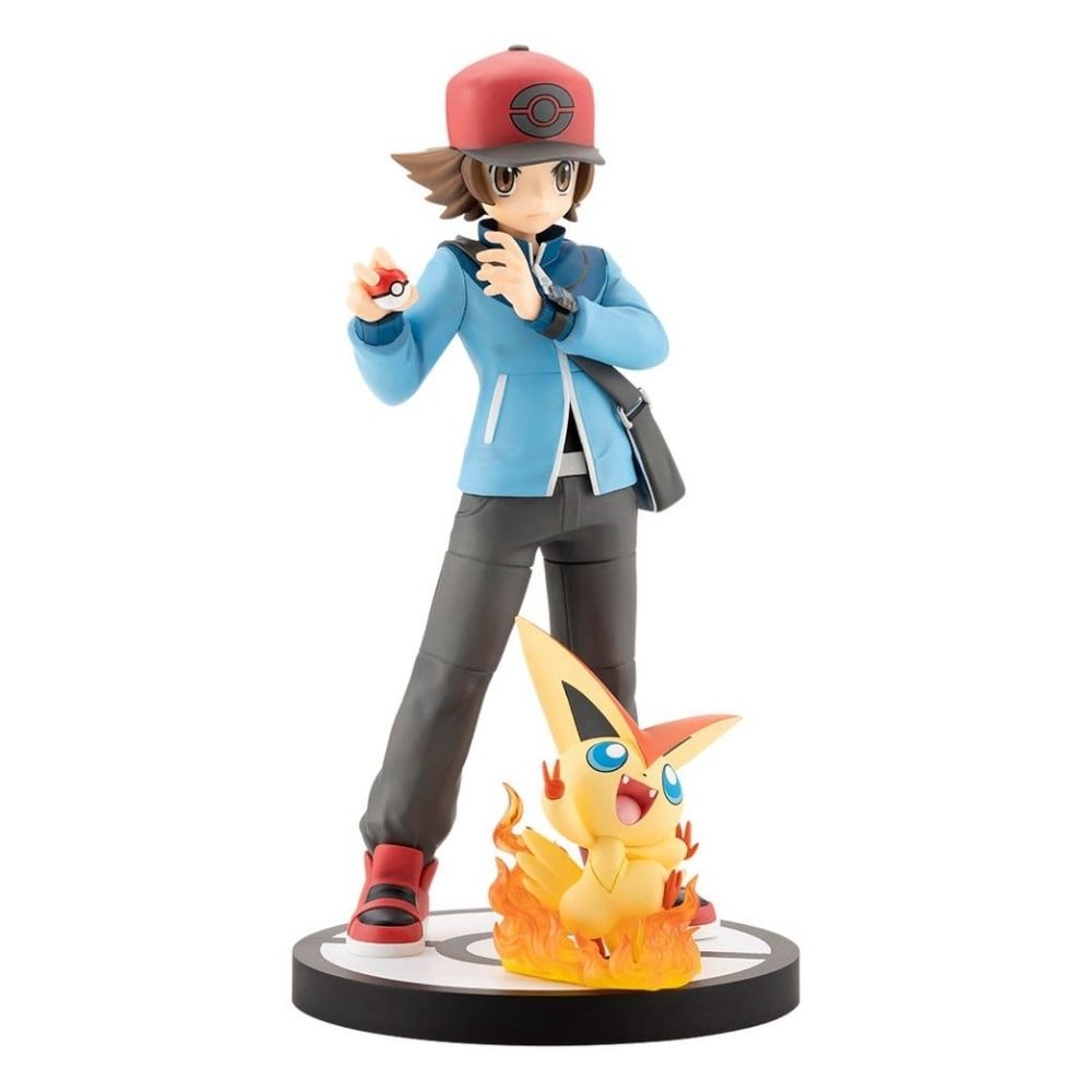 Pokemon ARTFX J PVC Figure 1/8 Hilbert with Victini 20 cm