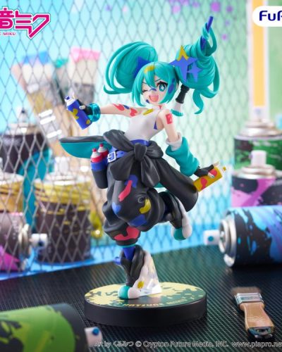 Vocaloid Muchute Hatsune Miku (Paint Girl Another Color Ver.) Figure
