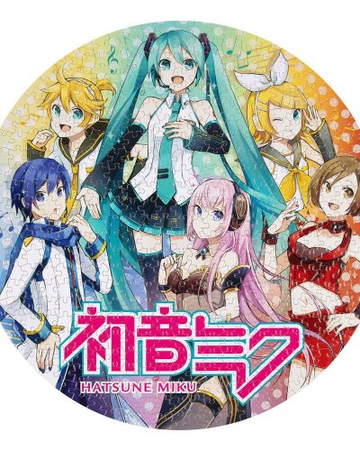 Hatsune Miku Jigsaw Puzzle Round 500 pieces
