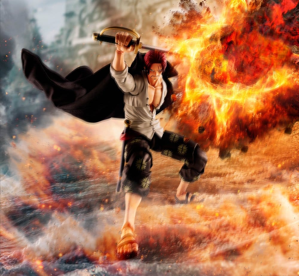 One Piece S.H.Figuarts Action Figure Shanks -Marineford- 17 cm - Bild 6