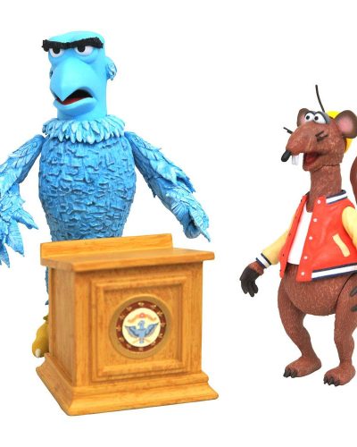 The Muppets Select Action Figure 2-Pack Sam the Eagle & Rizzo the Rat 13 cm