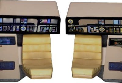Star Trek: The Next Generation Replica 1/6 Enterprise-D Bridge Consoles Set