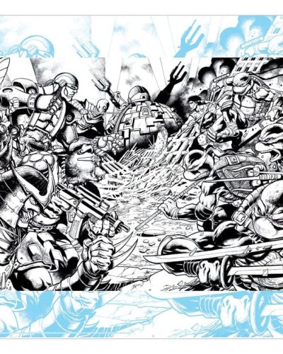 Teenage Mutant Ninja Turtles Art Print Comic Limited Edition 42 x 30 cm