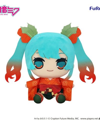 Hatsune Miku Kyurumaru Big Plush Figure Flower Fairy Winter Cherry Ver. 29 cm