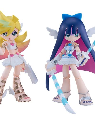 New Panty & Stocking with Garterbelt Figma Action Figures 2-Pack Panty & Stocking: Angel ver. 12 cm