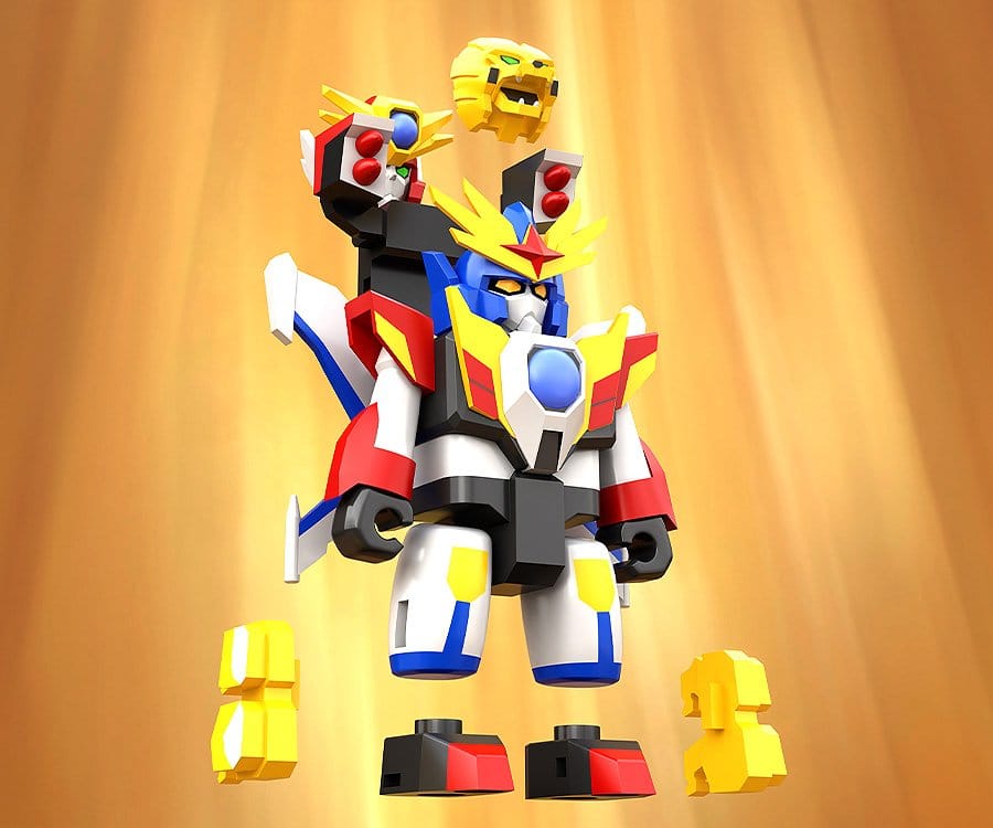 The Brave Fighter of Legend Da-Garn Brickroid Action Figure Ga-Orn (Animal Mode) 2 cm - Bild 7