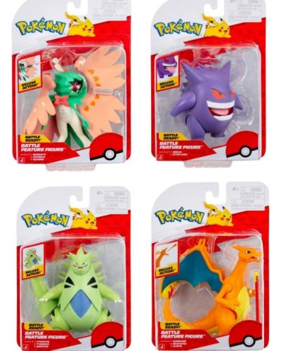Pokémon Battle Feature Figure Action Figure ver. 22 Assortment (4)