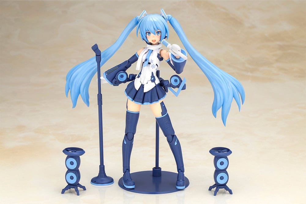Frame Arms Girl x Hatsune Miku Plastic Model Kit Frame Music Girl Snow Miku Another Color Ver. 15 cm - Image 5