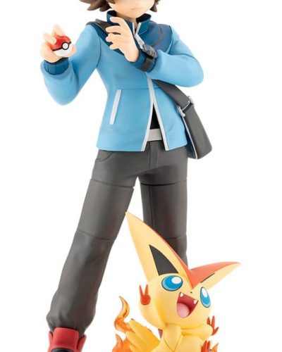 Pokémon ARTFX J PVC Figure 1/8 Hilbert with Victini 20 cm