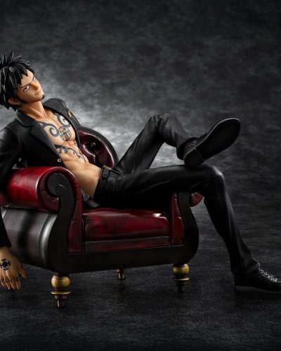 One Piece Portrait.Of.Pirates ”S.O.C” PVC Figure Trafalgar Law Ver.R
